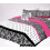 Zebra Pink Twin Bed in a Bag Set 6-Piece 1