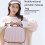 Makeup Storage Organizer ABS Travel Cosmetic Case Silver 2