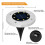 Solar LED landscape light multicolor 6