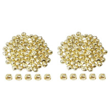Jingle Bells Metal 15mm Dourado 200 Peças
