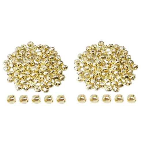 Jingle Bells Gullmetall 15 mm 200 stk