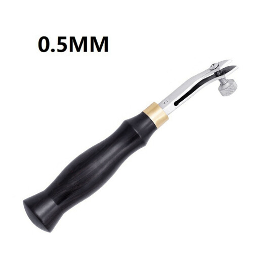 Outil de traçage réglable pour bordures de cuir (0,5 mm)