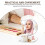 Cat-shaped folding cosmetic mirror double-sided 10x/1x 6