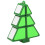 Sehao 1x2x3 Christmas Tree Cube Puzzle Green 5
