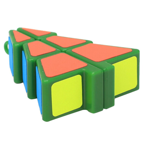 Sehao 1x2x3 Christmas Tree Cube Puzzle Green 2
