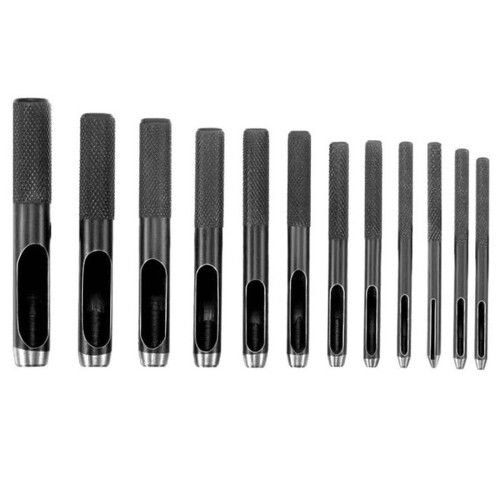 Round Steel Leather Hole Punch Tool 1 Piece