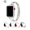 Apple Watch armbånd i rustfrit stål 42 mm 44 mm sølv 1