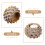 Pine Cone Candle Holder Resin Decorative Cup 1 Piece 2