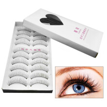 Natural Fashion Eyelashes 10 Pairs Sparse Long