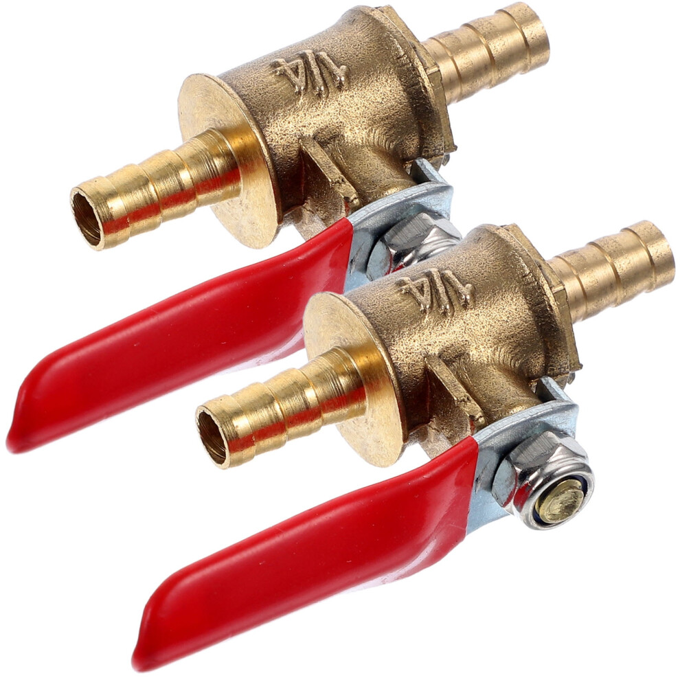 Brass Ball Valve Hose Shut-Off Valve 2 Pcs 9306268698784