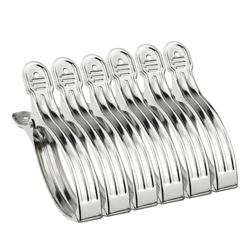 Spring Quilt Clip Hanger Rack Silver 162.5 cm 12 pcs