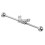 Barra per piercing a farfalla in acciaio inossidabile 16G 1