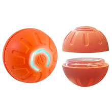 Pelota de juguete inteligente para perros, pelota electrónica interactiva que rebota con conexión USB.