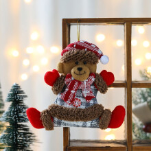 Crochta crann Nollag ornáid bábóg Santa Claus