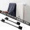 Bathroom shelves towel rack black white 3-tier 3