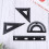 WOVTE geometric tool kit metal ruler set 4 pieces 5