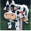 Cow-shaped mailbox garden decoration 1 piece 2