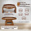 Wood Sofa Armrest Tray Octagonal 1 Piece 3