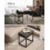 Footstool Rectangle Reversible Top Walnut Brown ULOM079K01 4