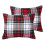 Spencer Plaid gewatteerde standaard kussensloop 26x20 inch katoen/polyester 1