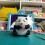 Panda toy felting wool kit handmade 4