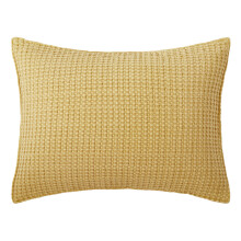 Levtex Home vaffelmønster bomuld 66x51 cm okker