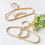 Rattan Kids Garment Hanger Wall Hook Rack 7