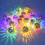 Moroccan LED light garland 2 meters 10 multicolor bulbs 1