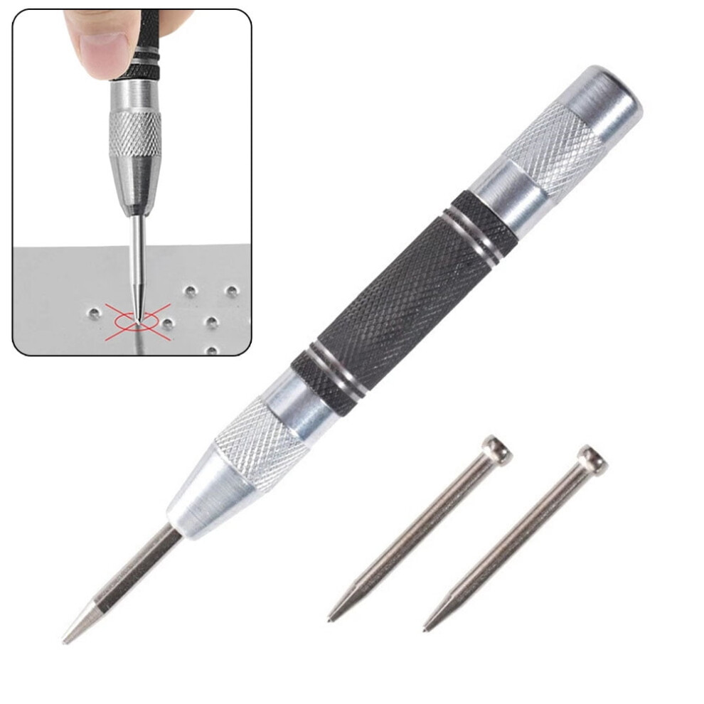 Spring Loaded Center Punch For Clean Hole Marking 9107258216403
