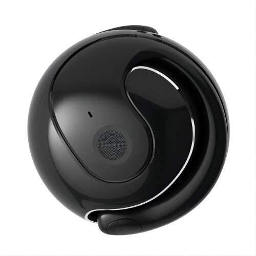 Écouteurs stéréo Bluetooth noirs, réduction de bruit, faible latence