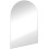 White Arched Bathroom Mirror with Wood Frame 20x30 Inch 6