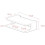 Floating Shelf for TV Components Metal 2-Tier Wall Mount 6