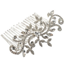 Peignes à cheveux dorés décoratifs pour femmes (lot de 2)