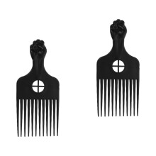Hřebeny na vlasy pro kudrnaté afro účesy, 2 ks