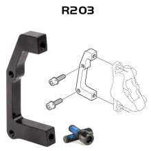 MTB schijfremklauw adapterbeugel 140-203 mm IS PM