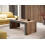 Cama MILA bench/table 120x60x50 oak wotan + anthracite 2