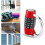 5-Digit Combination Padlock Red Outdoor Waterproof 4