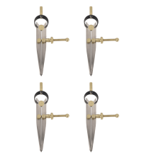 Séparateur à ailettes rotatif pour la maroquinerie, réglable en acier 4X