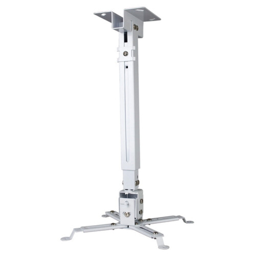 Support de plafond universel réglable pour projecteur, 15 kg, blanc