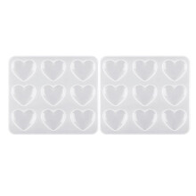 Forma do biżuterii z żywicy silikonowej w kształcie serca i żywicy epoksydowej Mold2Pack