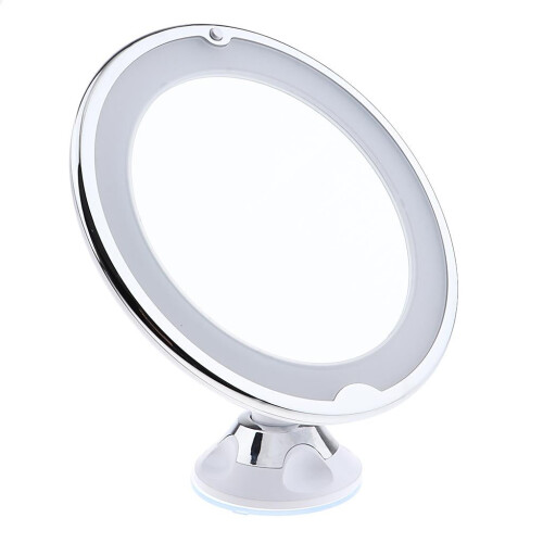 Wall-Mounted LED Bathroom Mirror 7X Magnification 2