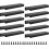 NOGIS Black Edge Cabinet Pulls 6 inch Aluminum 10 Pack 1