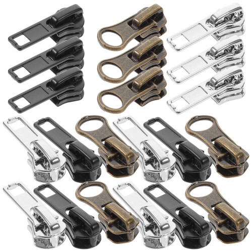 Zipper Slider Replacements Multi-Purpose 57 pcs