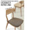 Linen Dining Chair Cushion U-Shape 1 Piece 7