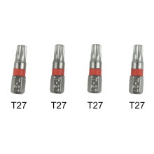 Conjunto de 4 bits de chave de fenda hexagonal magnéticos Lylong T6-T40