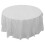 White Round Polyester Tablecloth 213 cm 1