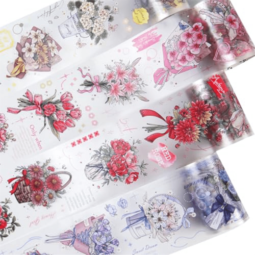 PET Tape Set Bouquet Series 4 Rolls