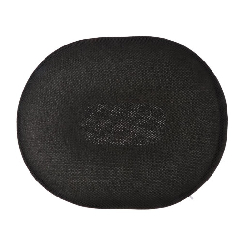 Donut Cushion Pillow Black Large Removable Cover 2