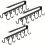 Hanging Cup Holder Rack for Kitchen Utensils Set of 3 2