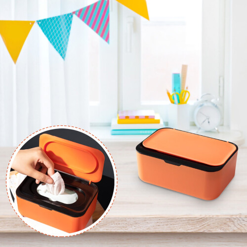Baby Wipes Dispenser with Lid Refillable 1 Count 2